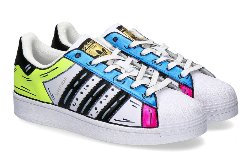 Ballo da Sola Adidas Sneaker SUPERSTAR CARTOON FLUO 