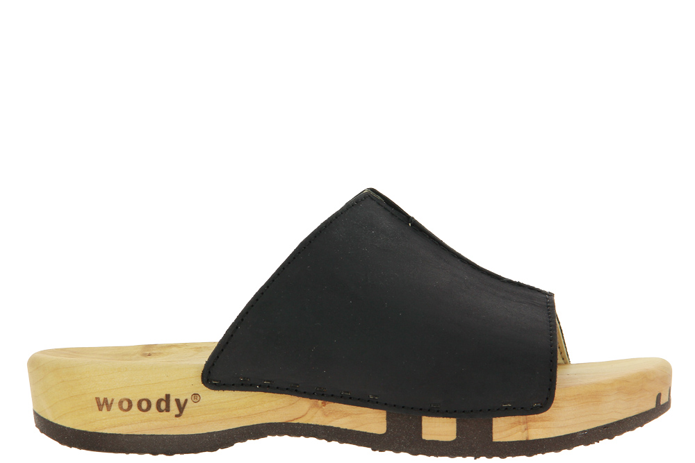 Woody Holzpantolette ANJA NAPPA NERO