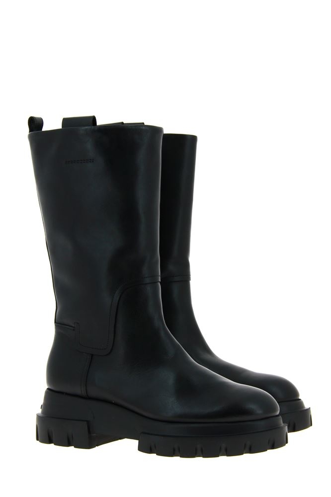 Attilio Giusti Leombruni Stiefel GLATTLEDER SCHWARZ (39½)