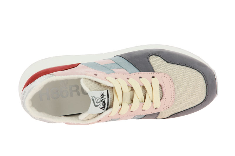 Hogan Sneaker NASTRO NUBUK GREY VELOUR ROSE (39½)