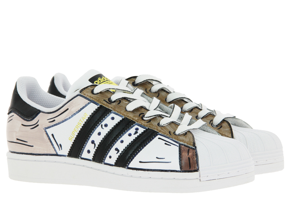 Adidas Superstar by BalloDaSola MARRONE BLACK