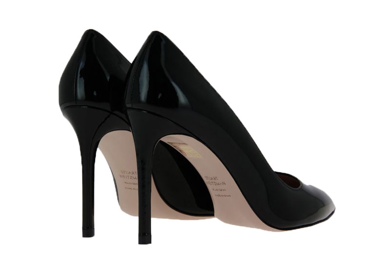 Stuart Weitzman Pumps LEIGH 95 BLACK CRISTAL (40½)