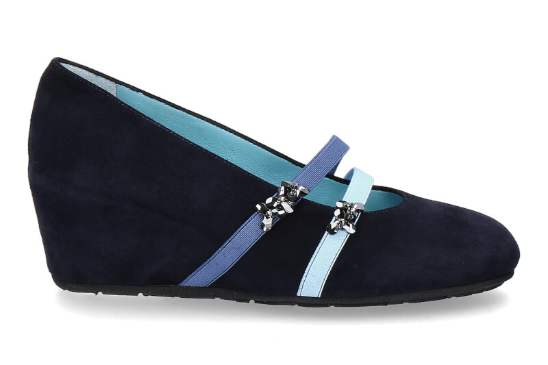 Thierry Rabotin Keilballerina TORBIS CAMOSCIO DARKBLU (38)