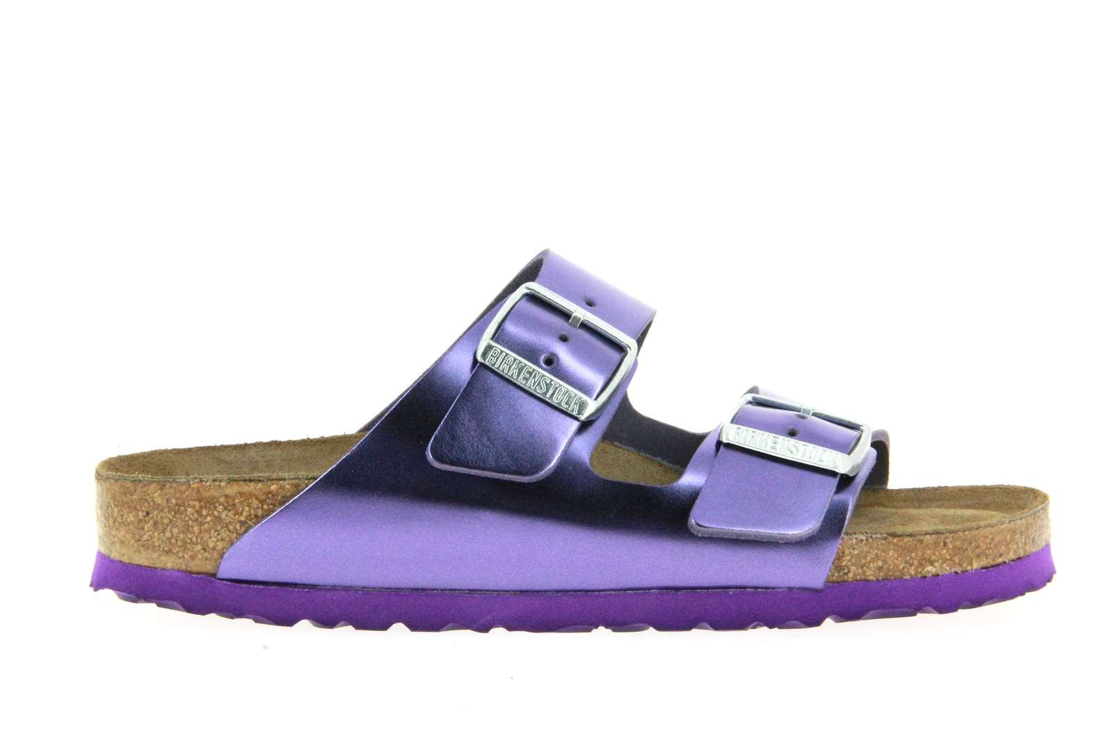 Birkenstock Pantolette ARIZONA BS SCHMAL METALLIC VIOLET  (38)