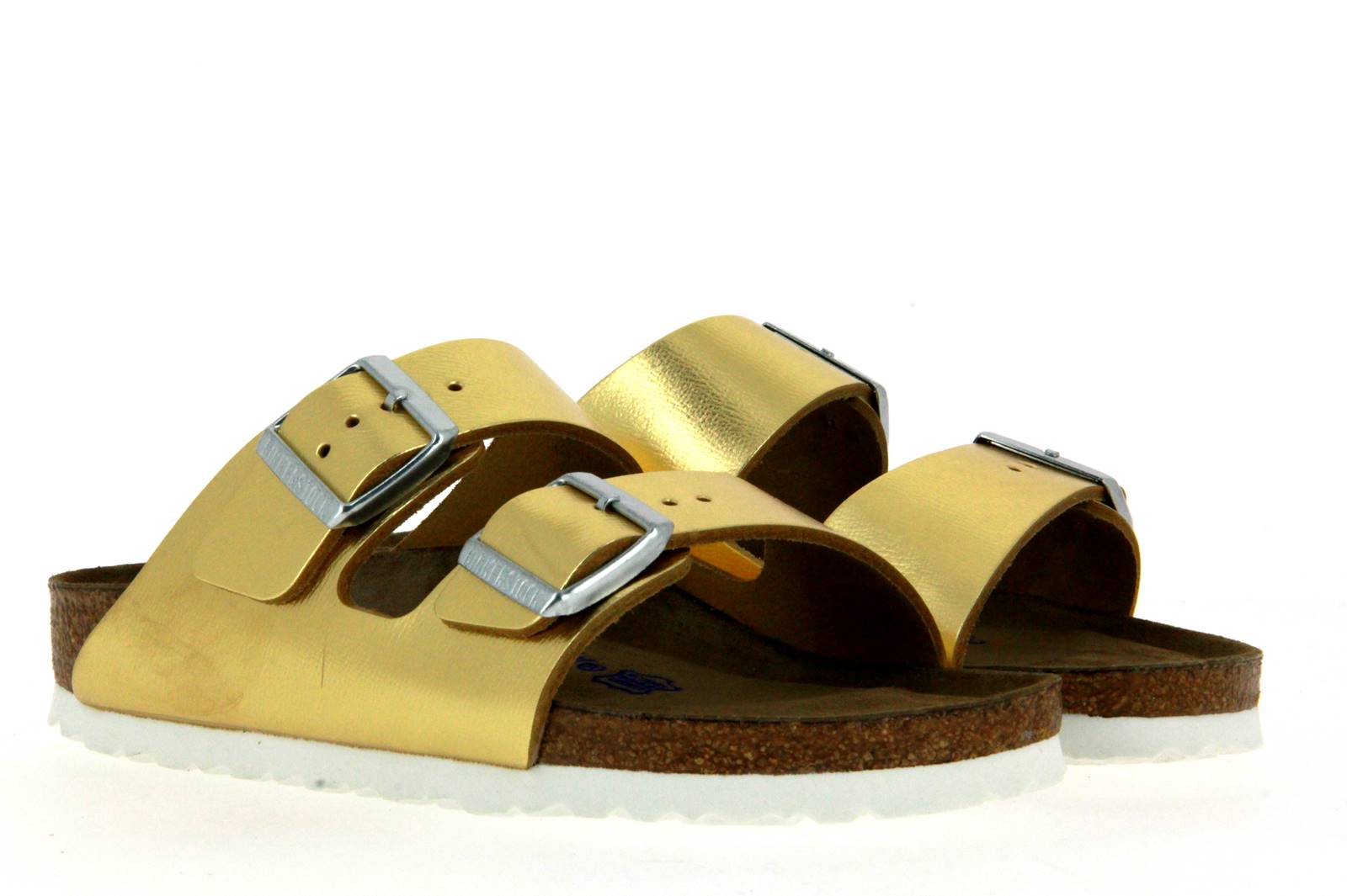 Birkenstock Pantolette ARIZONA SCHMAL LIQUID GOLD (42)