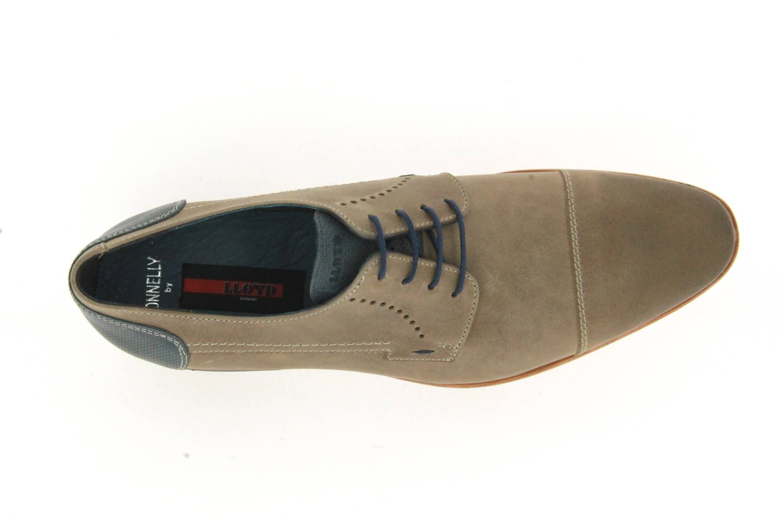 Lloyd Schnürer DONNELLY COMFORT CALF NOUGAT/ JEANS (40½)