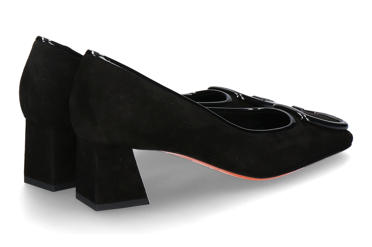 Santoni Damen- Pumps JILLY 50 VELOURS- schwarz_222000244_2 Santoni Damen- Pumps JILLY 50 VELOURS- schwarz_222000244_2