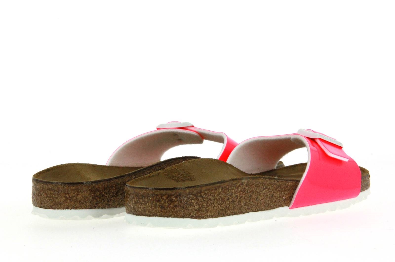 Birkenstock Pantolette MADRID SCHMAL PATENT NEON PINK (39)