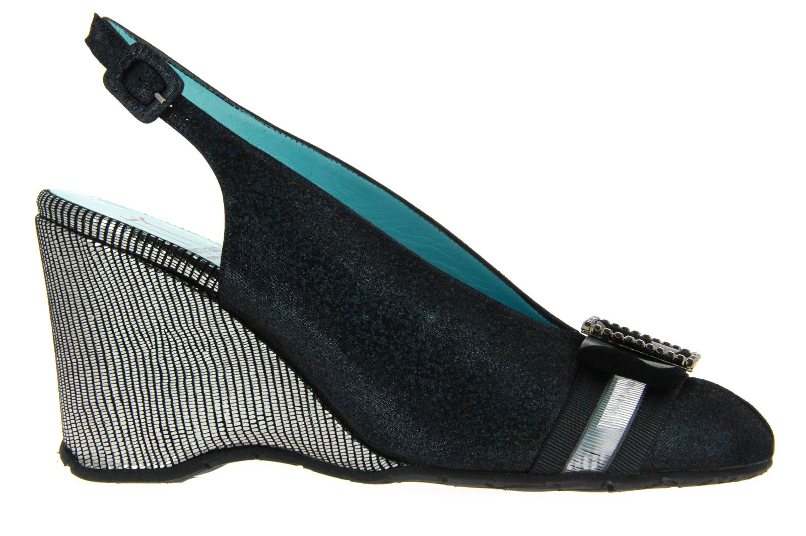 Thierry Rabotin Sandale DISCO CAMOSCIO NERO SILVER MESH (40) Thierry Rabotin Sandale DISCO CAMOSCIO NERO SILVER MESH (40)