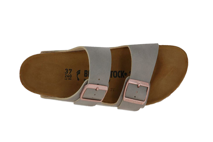 Birkenstock Pantolette ARIZONA SCHMAL MUD (39)