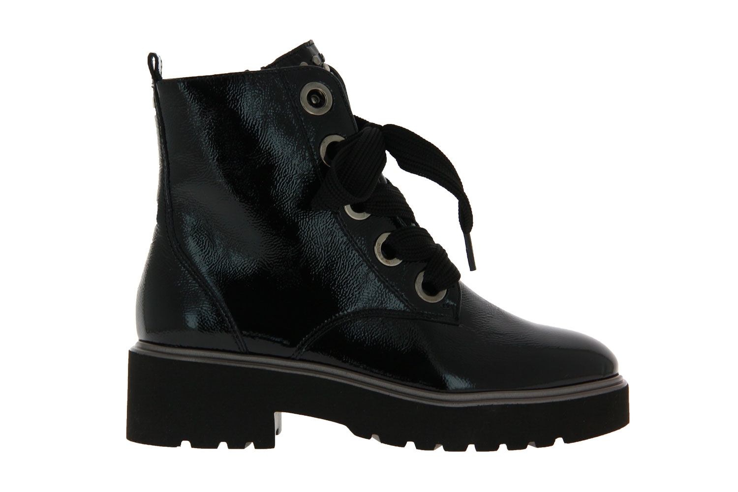 Paul Green Stiefelette KNAUTSCHLACK SCHWARZ (40½)