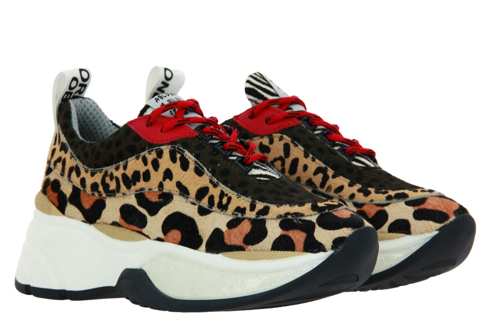 Méliné Sneaker MIX CAVALLINI LEOPARD ORO (37 )