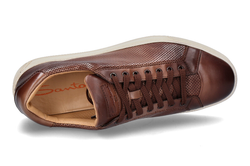 Santoni Sneaker LEATHER ANTIK BROWN (41½)