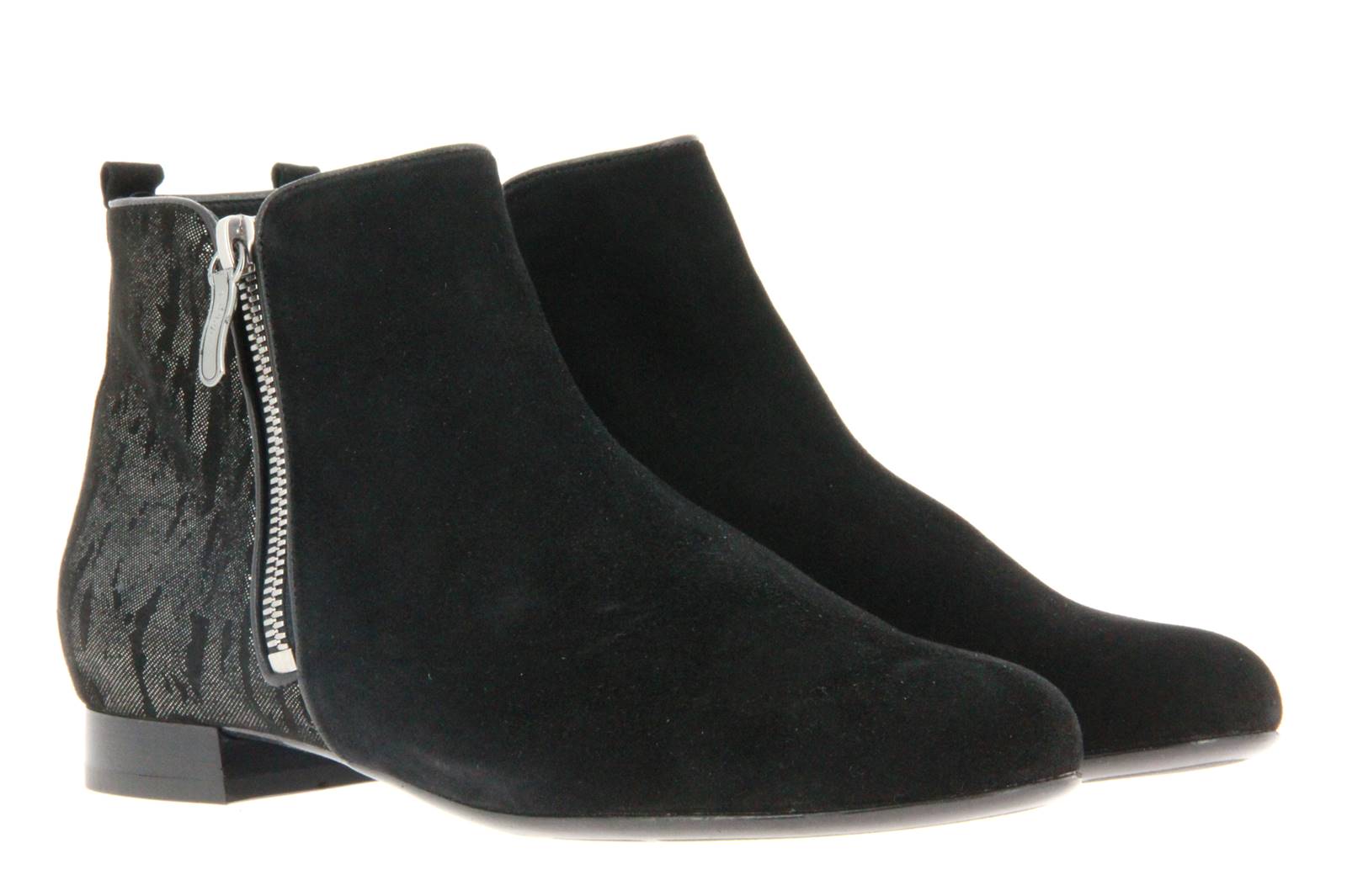 Hassia Stiefelette FERMO SAMTZIEGE BLACK (37 )