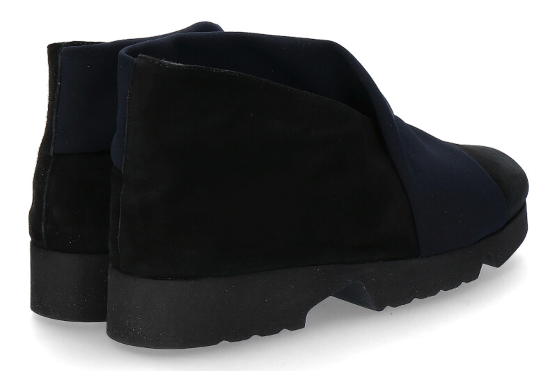 Thierry Rabotin Slipper GEDONE CAMOSCIO NERO SETA BLU (39½)