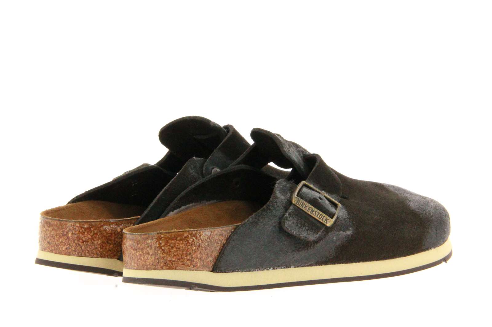 Birkenstock Pantolette BOSTON SCHMAL VELOUSRLEDER (46)
