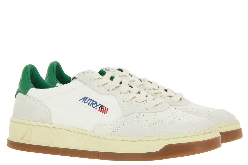 Autry Sneaker LOW MAN NYLON BICOL WHITE GREEN