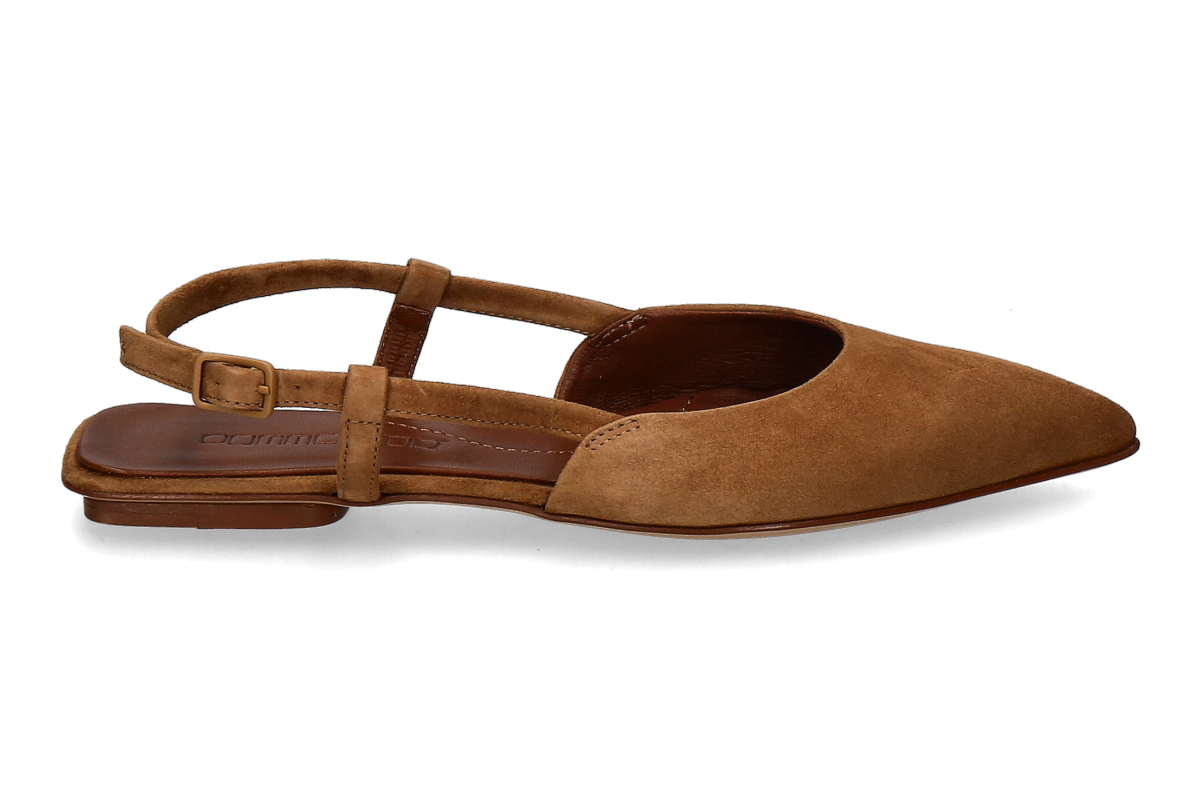 Pomme d'Or Slingballerina ANYA CAMOSCIO- biscuit/ mittelbraun