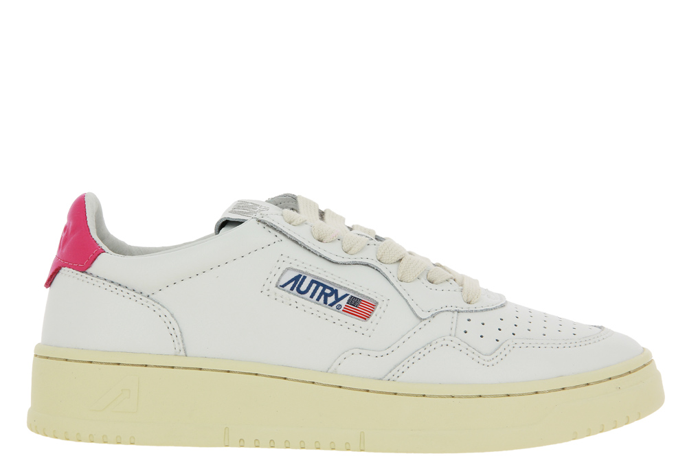 Damen Schuhe Sneaker Niedrig Geschnittene Sneaker Autry Medalist Low Top Sneakers In Leather in Weiß