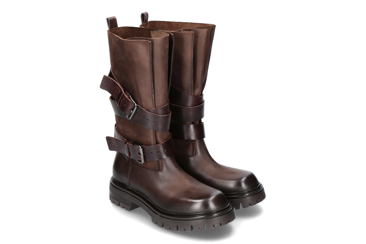Elena Iachi Damen- Stiefel BOSTON- dunkelbraun/ moro