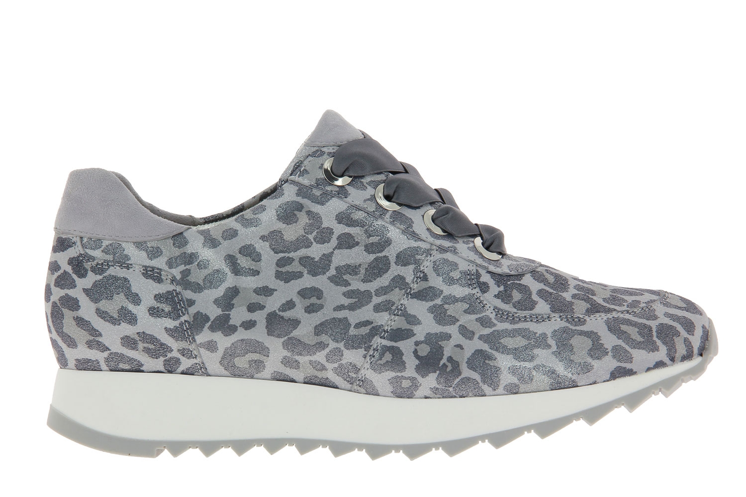 Hassia Sneaker MADRID K-WEITE LEO METAL LEDER SILBER (37 )