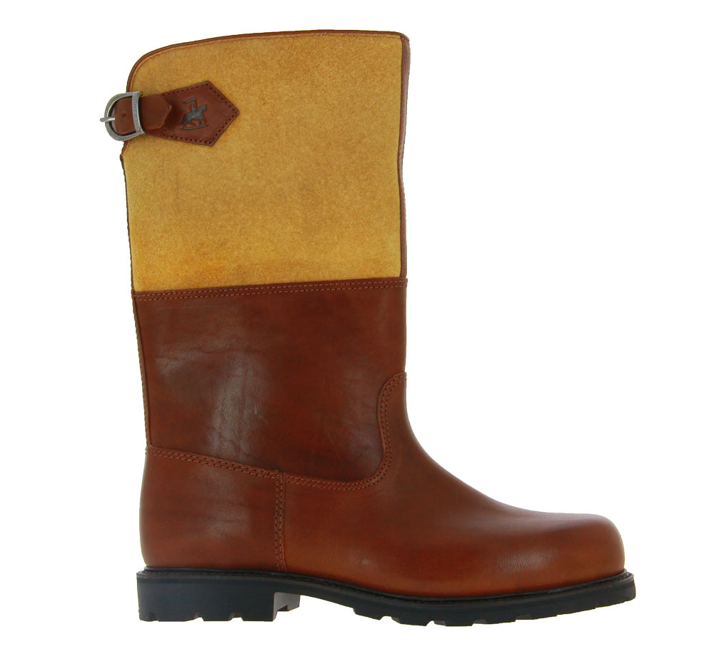 Ludwig Reiter Stiefel gefüttert MARONIBRATER MIDBROWN HIRSCHVELOUR COGNAC (42½)