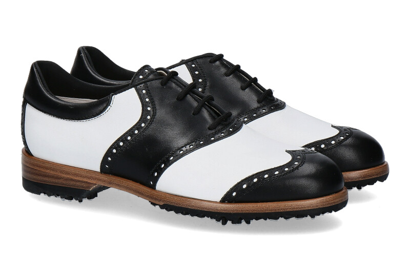 Tee Golf Shoes Damen- Golfschuh SUSY NERO BIANCO (36½)