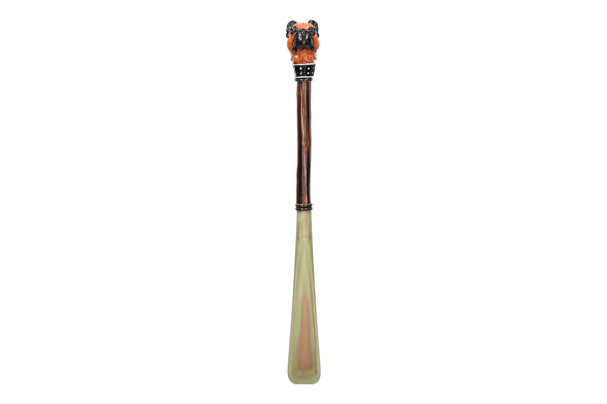 Utile4 Schuhanzieher PUG DOG- verde/ chestnut