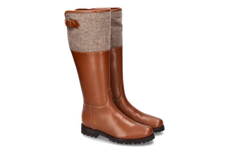 Dirndl+bua Stiefel gefüttert TENDER CARAMEL NATUR 