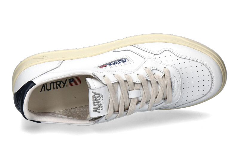 Autry Sneaker LOW MAN LEATHER WHITE/BLUE (41)