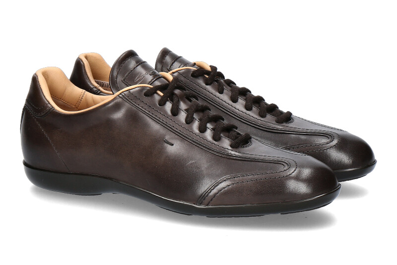 Santoni Sneaker MBEA DARK BROWN