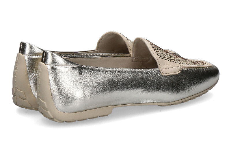 Mania Slipper NAPPA PLATINO CAMOSCIO PLATINO (40½)