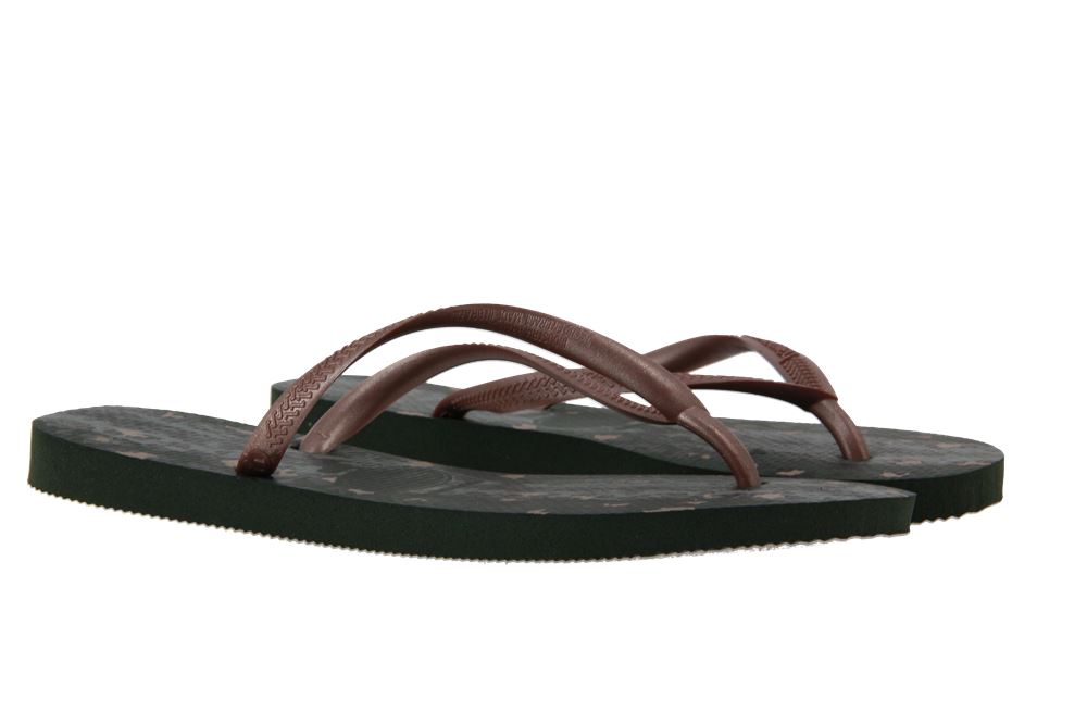 Havaianas Zehenstegsandale SLIM ANIMALS GREEN OLIVE (37-38)
