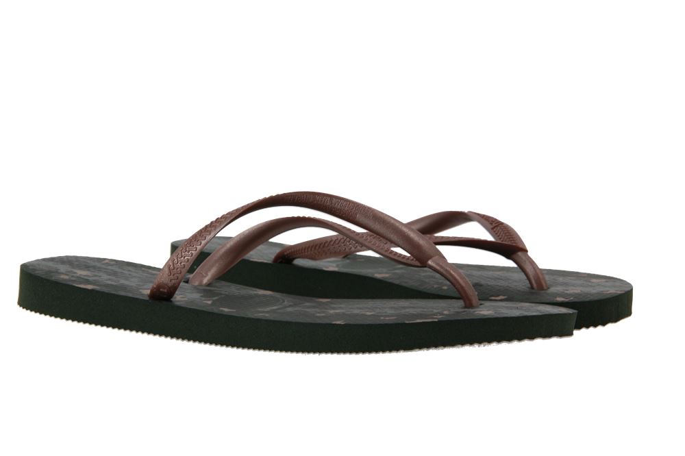 Havaianas Zehenstegsandale SLIM ANIMALS GREEN OLIVE (39-40)