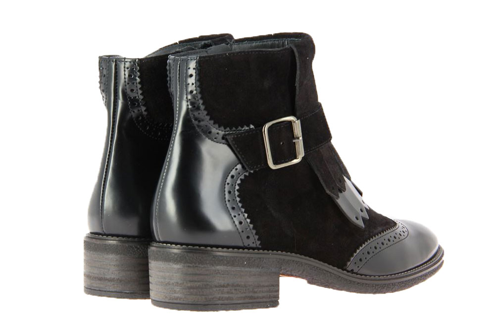 Paul Green Stiefelette BÜRSTKALB SUEDE BLACK (37½)