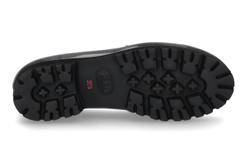 Pas de rouge Slipper gefüttert MARTA NAPPA NERO (36½)