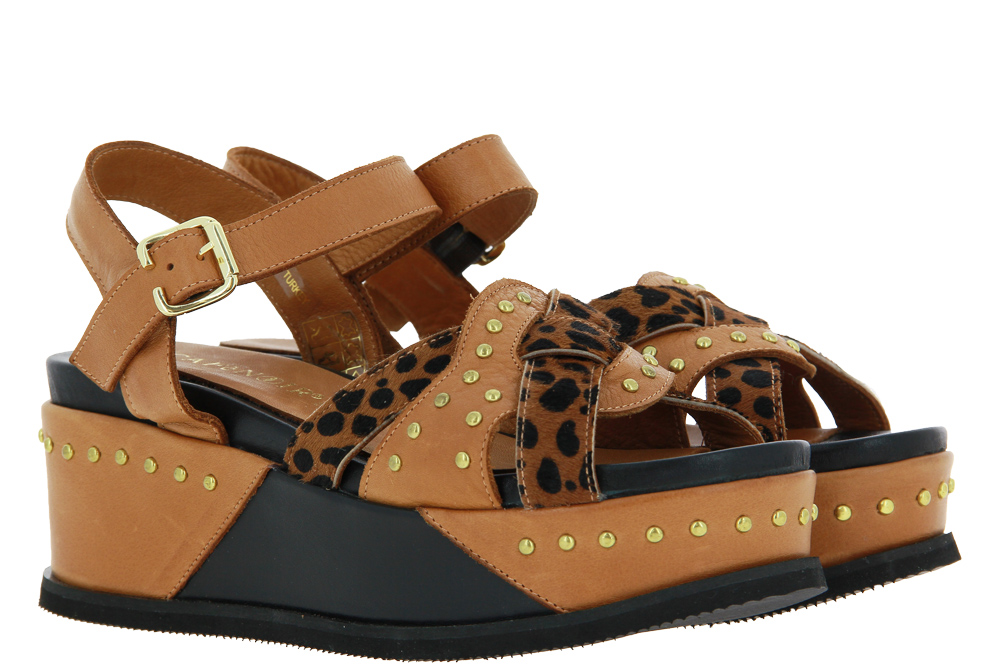Cafè Noir Keilsandale NERO LEOPARD