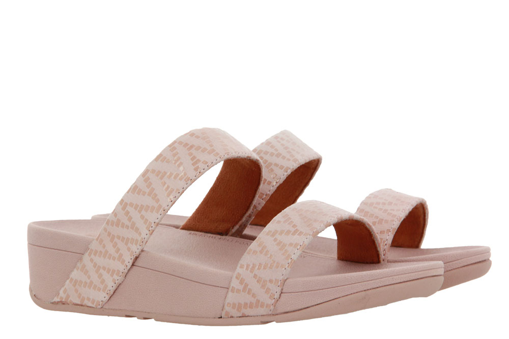 Fitflop Pantolette LOTTIE CHEVRON SLIDE OYSTER PINK (39)