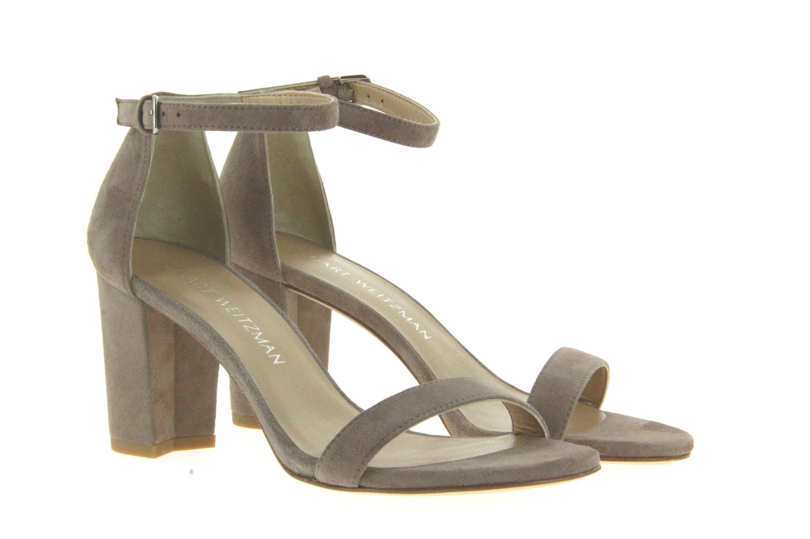 Stuart Weitzman Sandale NEARLYNUDE HAZE SUEDE (40)