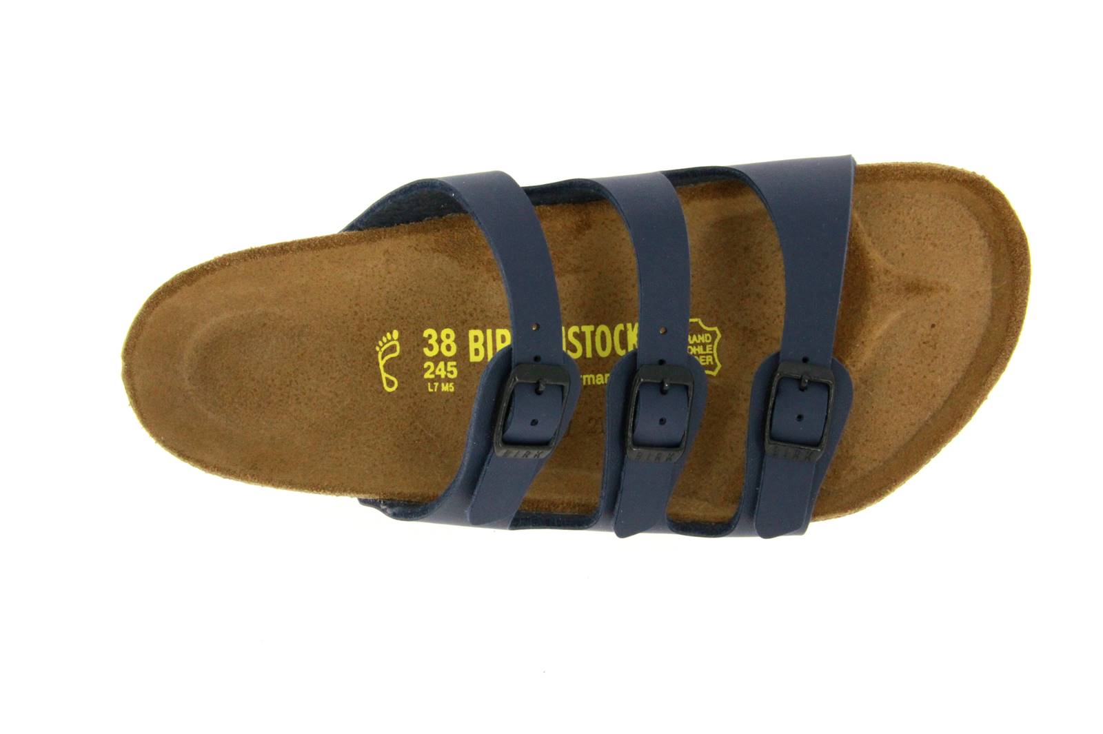 Birkenstock Pantolette FLORIDA NORMAL BIRKO-FLOR BLAU (36)