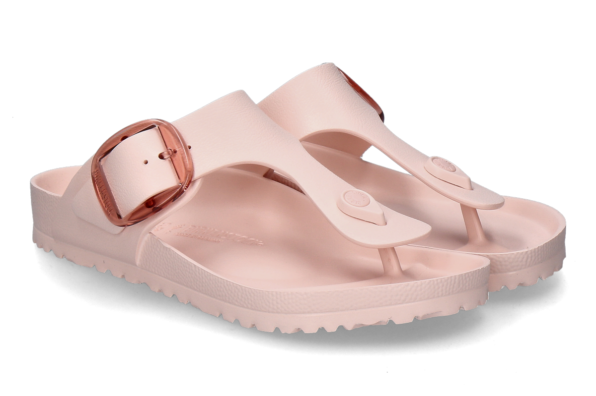 Birkenstock Damen- Zehensteg Pantolette GIZEH BIG BUCKLE EVA- light rose/ rosa