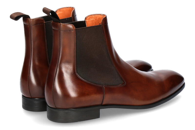 Santoni Chelsea Boot LEATHER BROWN (42½)