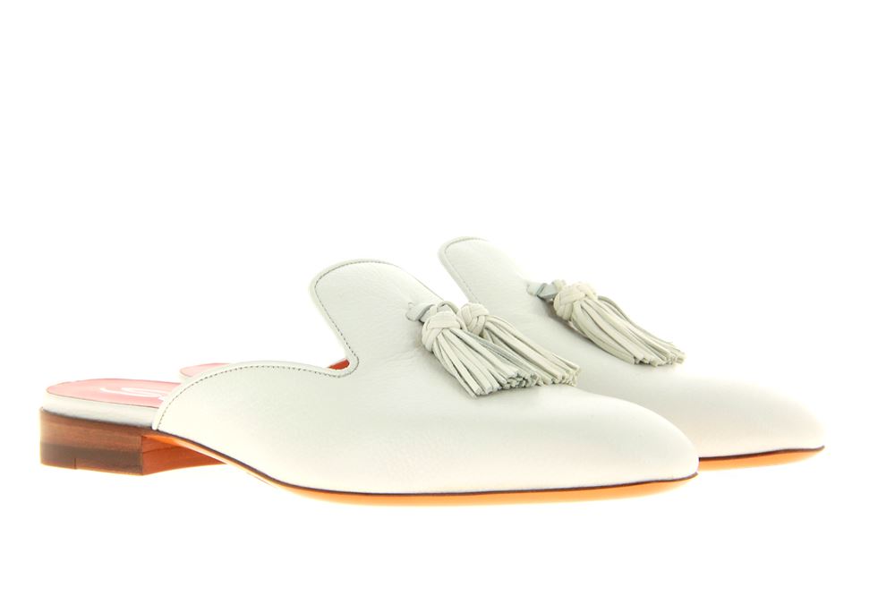 Santoni Pantolette CALF BIANCO (36)