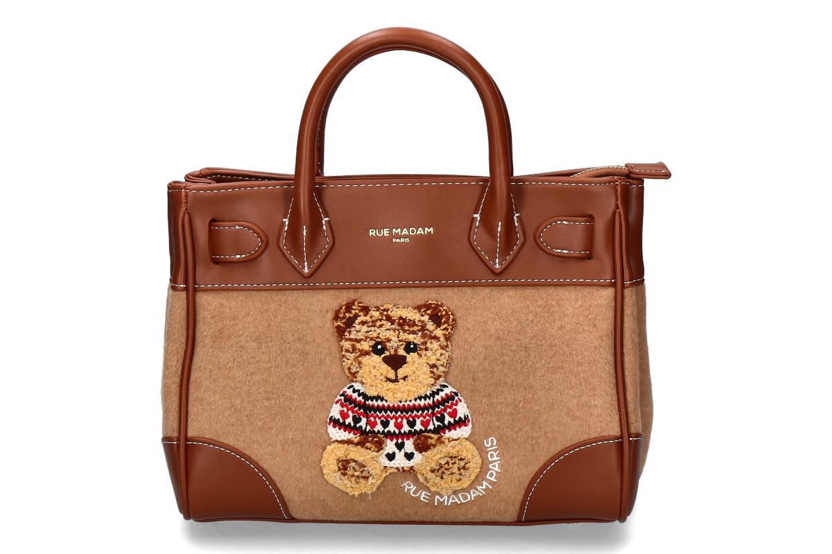 Rue Madam Tasche MARVIN MINI TOTE- camel/ mittelbraun
