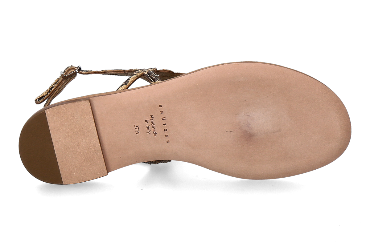 Unützer Sandale PITONE STAMPATO- beige_281400141_4