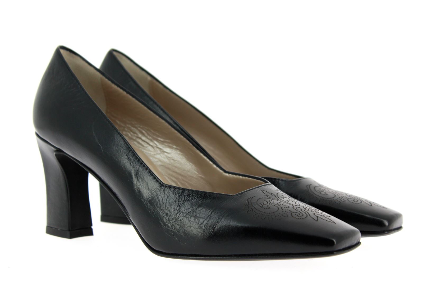 dirndl + bua Pumps LUXOUR NAPPA NERO (42)
