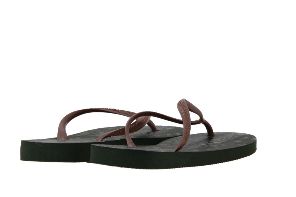 Havaianas Zehenstegsandale SLIM ANIMALS GREEN OLIVE (37-38)