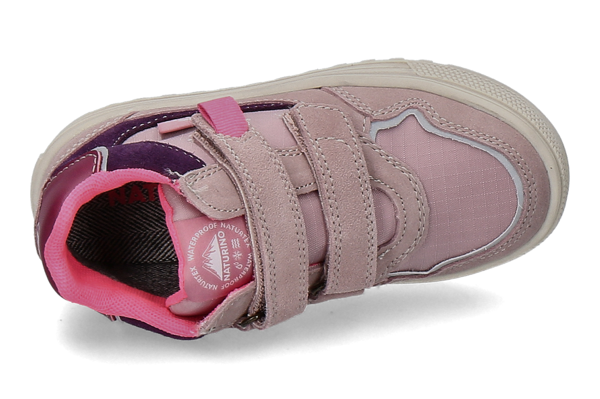 Naturino Mädchen- Klettsneaker WANNY MESH SUEDE- rosa_434500000_4