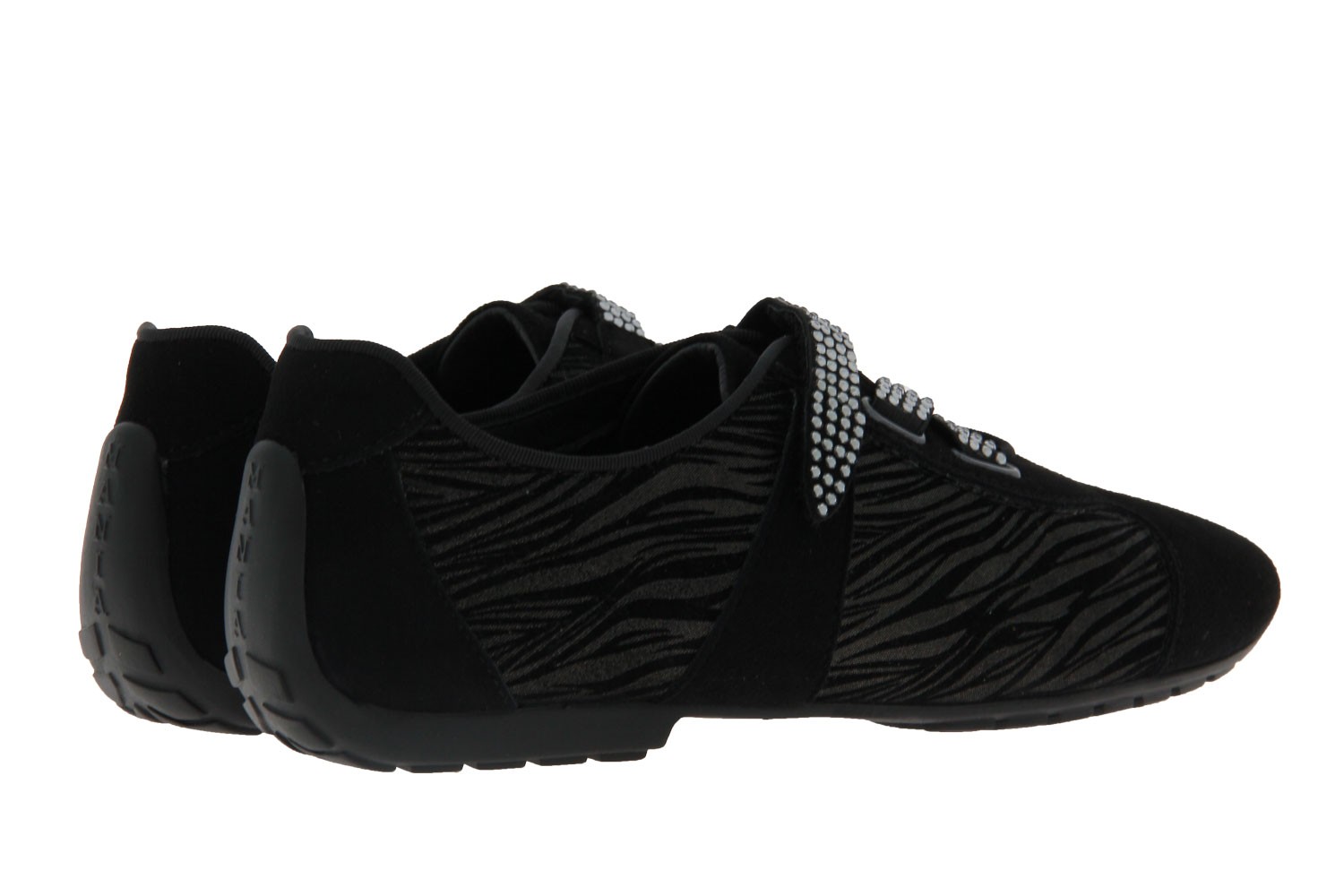 Mania Sneaker CAMOSCIO NERO CIPRA FLOCK 63 (36)