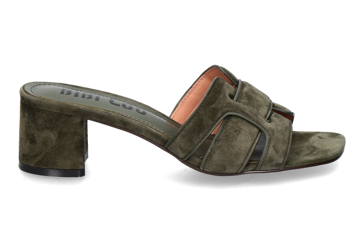 Bibi Lou Pantolette HOLLY- verde kaki/ khaki grün